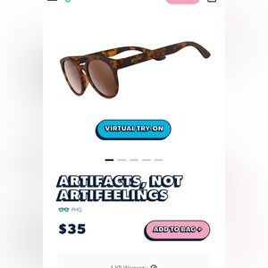 New in box GOODR sunglasses